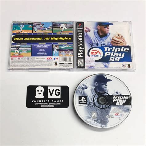 Ps1 Triple Play 99 New Case Sony Playstation 1 Complete 111 Ebay