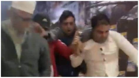 On Camera Aap Mla Thrashed Over Ticket Distribution Delhi Civic Body Polls