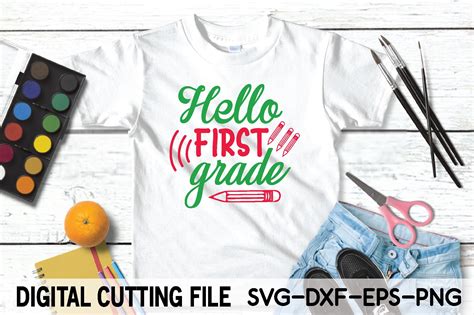 Hello First Grade Graphic By Designstore99 · Creative Fabrica