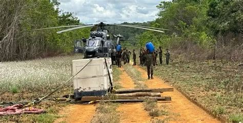 Forças Armadas preparam base de apoio para ações de combate ao garimpo