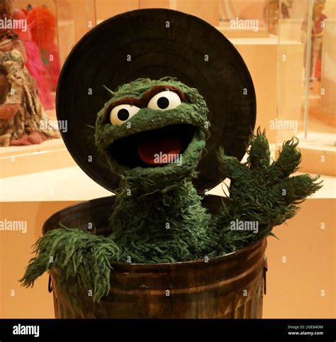 New York New York Usa 18th Aug 2021 A View Of The Oscar The Grouch