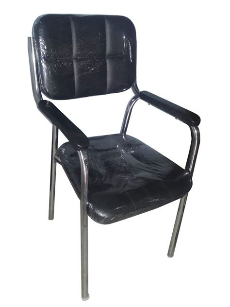 Rexine Fixed Cushion Back Office Visitor Chair At Rs In Bhopal