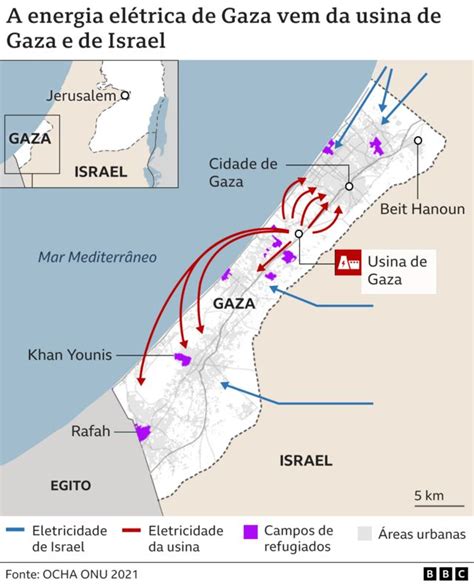 Faixa De Gaza Em Mapas Como é A Vida No Território Palestino Bbc News Brasil