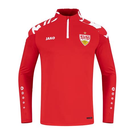 Jako Vfb Stuttgart Wild Halfzip Sweatshirt Rot Weiss F Rot