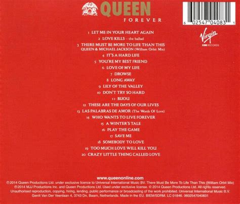 Queen "Forever" album gallery