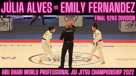 Final Júlia Alves vs Emily Fernandez Abu Dhabi World Professional Jiu