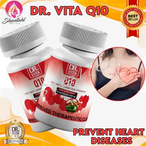 Authentic Dr Vita Q10 With Nattokinase And Vitamin E For Healthy Heart