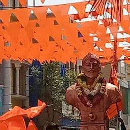 Shri Chhatra Pati Shivaji Maharaj Statue Veer Hanuman Temple Chandra