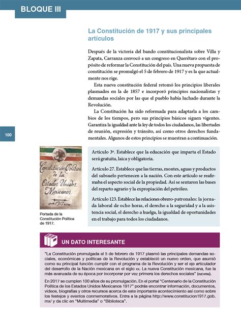 Historia Quinto Grado 2017 2018 Página 100 De 194 Libros De Texto Online