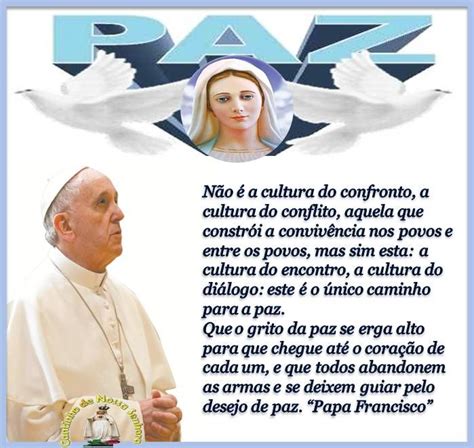 MENSAGEM DO PAPA SOBRE A PAZ Release Peace