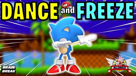 Sonic Just Dance Freeze Dance Brain Break Youtube