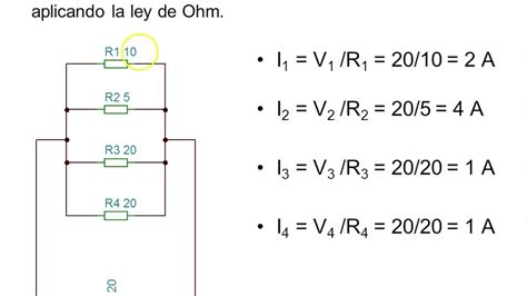 Circuito Paralelo Calculando Intensidades Y Tensiones Youtube