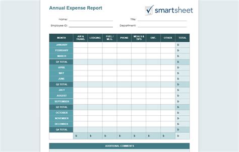 10 modelos gratuitos de relatórios de despesas em Excel Google Sheets