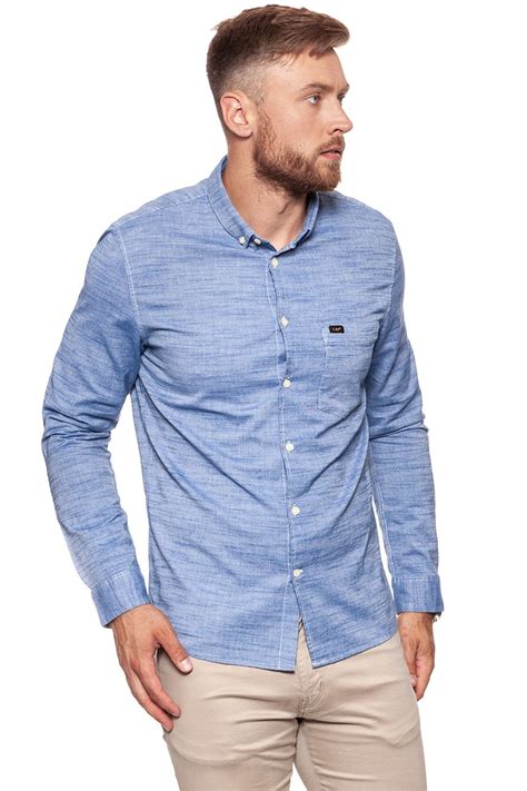 Koszula Lee Slim Button Down Beyond Blue L Xznkt L Xznkt