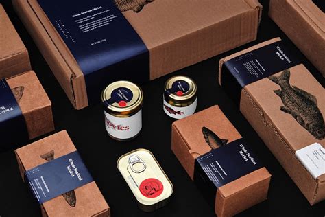 This Take On Seafood Packaging Comes With An Elegantly Modern Look