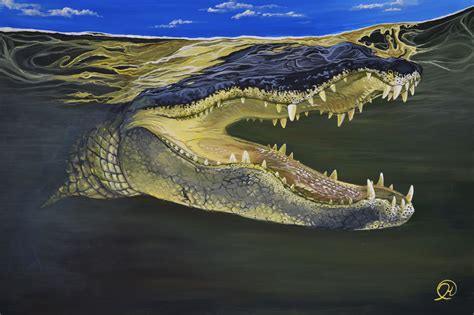 Alligator Art Inspired By Wild Florida Coastal Artwork Alligators