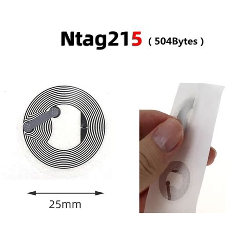 Etiquetas NTAG 215 NFC Transparentes Para IPhone 13 56 MHZ Chip De 25mm