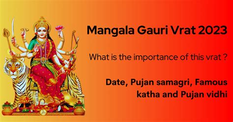 Sawan Mangla Gauri Vrat Date Importance And Puja Vidhi Know About