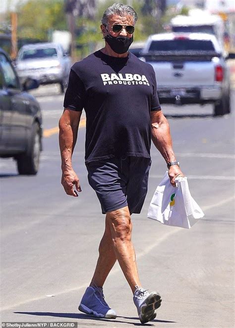 Buff Display Sylvester Stallone Put On A Buff Display Saturday In