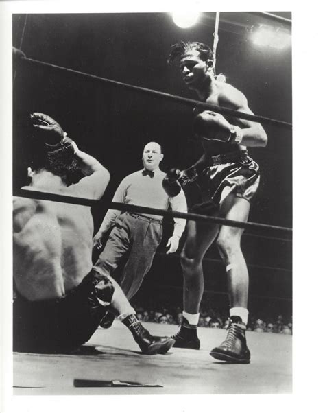 Sugar Ray Robinson Kos Fritzie Zivac 8x10 Photo Boxing Picture