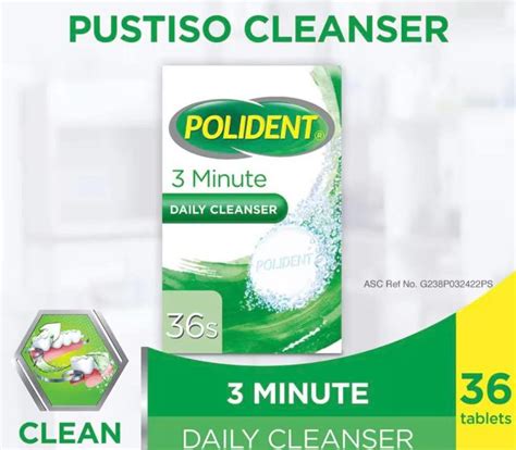 Polident 3 Minute Daily Cleanser 36 Tablets Lazada Ph