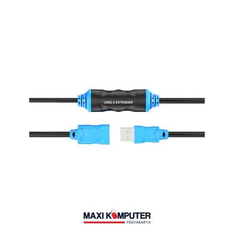 Netline Usb 20 Extension Active Cable Kabel Perpanjangan Usb 20m Maxi Komputer