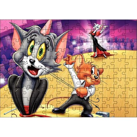 Tablomega Ahşap Mdf Puzzle Yapboz Tom ve Jerry 120 Parça Fiyatı