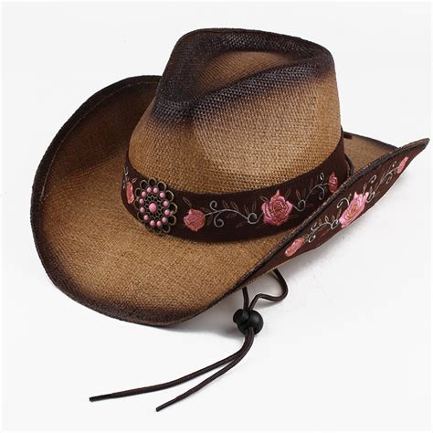 Embroidered Western Hat - Visible Variety