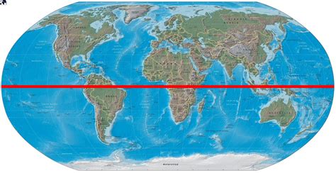 Latitude World Map - Blank World Map