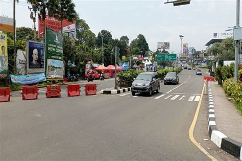 Jumlah Motor Kali Lipat Dari Mobil Jalur Puncak Terapkan One Way Ke