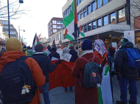 Kristiansand Demonstrasjon For Palestina