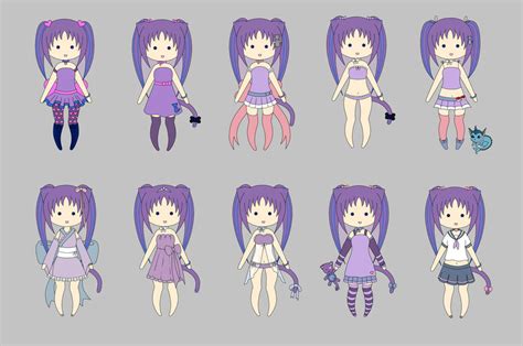 Chibi's Outfit Refs by Chibitsuna on DeviantArt