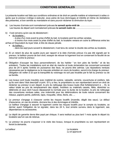 Contrat De Location Saisonniere Doc Pdf Page Sur The Best Porn