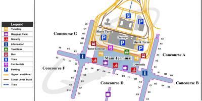 Bangkok airport map - Bkk airport map (Thailand)