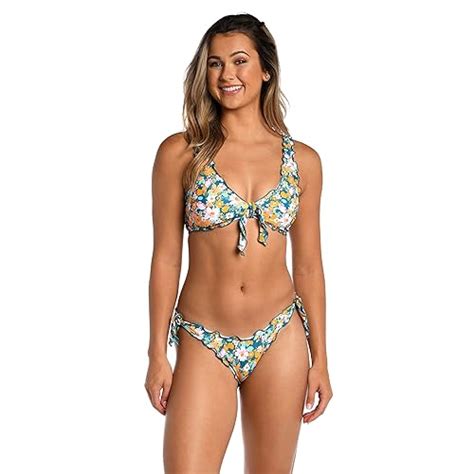 Snapklik Hobie Womens Standard Ruffle Bralette Bikini Swimsuit Top