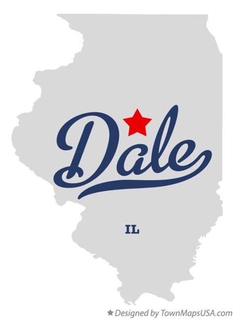 Map of Dale, McLean County, IL, Illinois