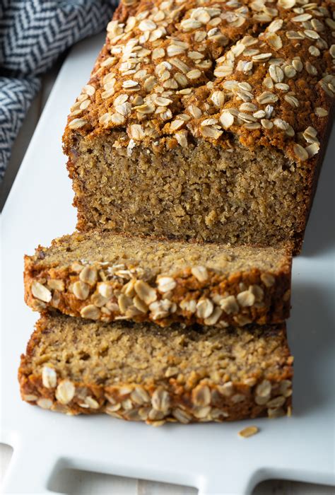 Award Winning Oatmeal Banana Bread Vegan Subs