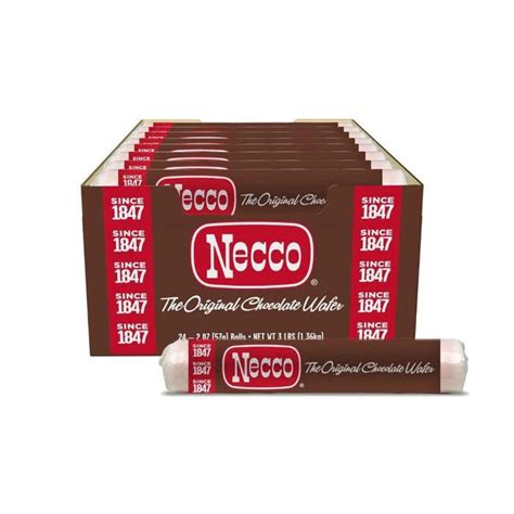 Neccos Chocolate Wafers – Bulk Candy Store