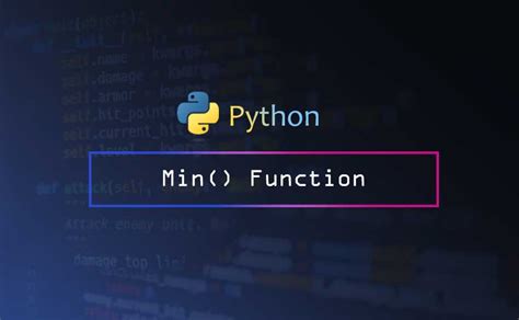 Mastering Python Min Function Mark Ai Code