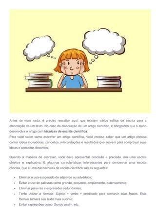 Como Escrever Um Artigo Cientifico PDF