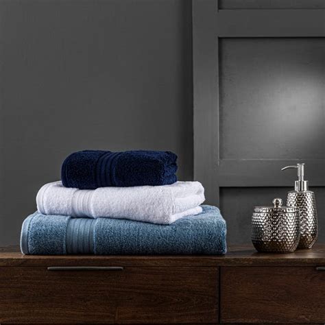 Denim Egyptian Cotton Towel | Dunelm