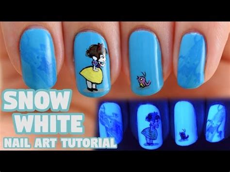 Snow White Nail Art Nailzini A Nail Art Blog