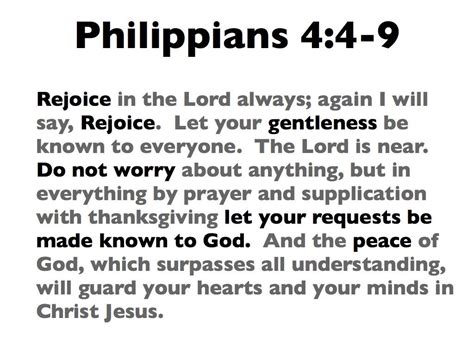 Philippians 44 9 Peace Of God Philippians Prayers