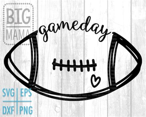 Game Day Football SVG, Game Day SVG, Football SVG | ubicaciondepersonas ...