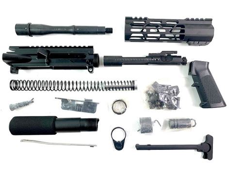 Ar15 Complete Pistol Kit 5 56mm Nato 1 7 Twist 7 Barrel With 7 M Lok Free Float Top Cut Hand Guard