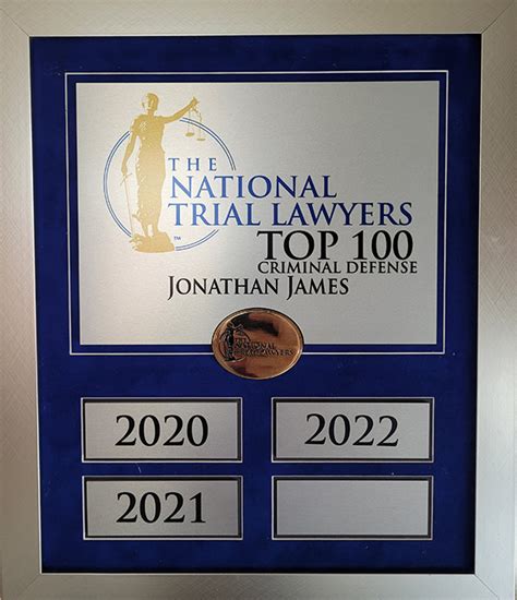 Attorney Jonathan James Named Top 100 Attorney For Third Straight Year