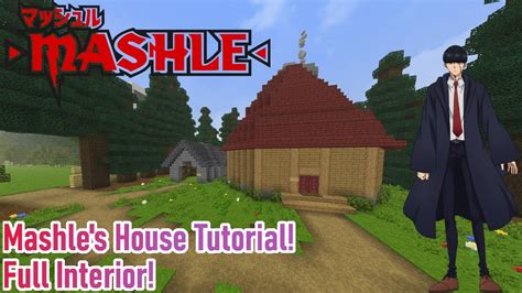 Minecraft Tutorial Mashle S Forest House 4k Anime Builds Youtube