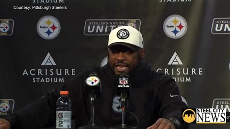 Coach Mike Tomlin Post Game Press Conference On Mason Pittsburgh