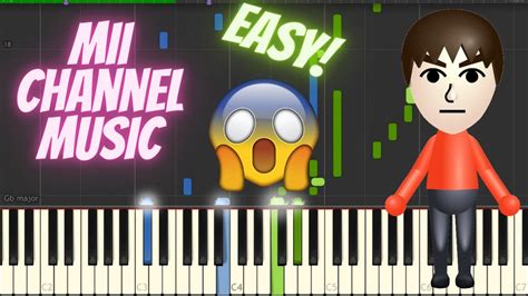 Mii Channel Music Piano Tutorials By PianoLand YouTube