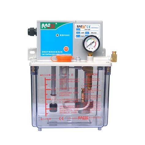 220v 110v Automatic Grease Lubrication Pump For Cnc Lathe